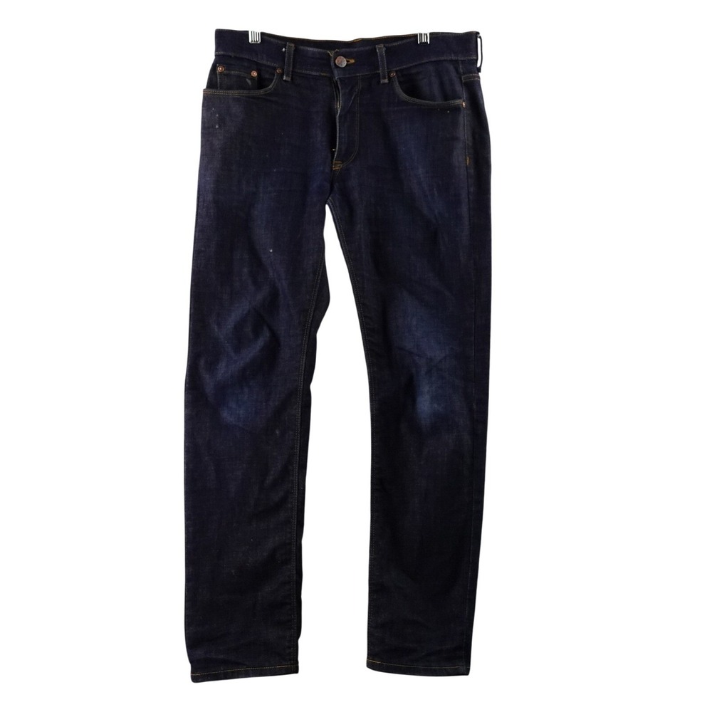 Mott and Bow Designer Slim Fit Dark Wash Denim Jeans Mens 30x30‎
